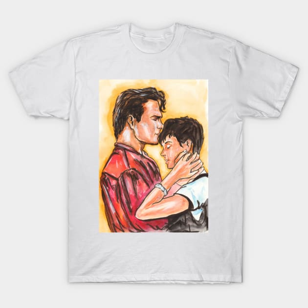 Demi Moore, Patrick Swayze T-Shirt by Svetlana Pelin